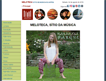 Tablet Screenshot of meloteca.com